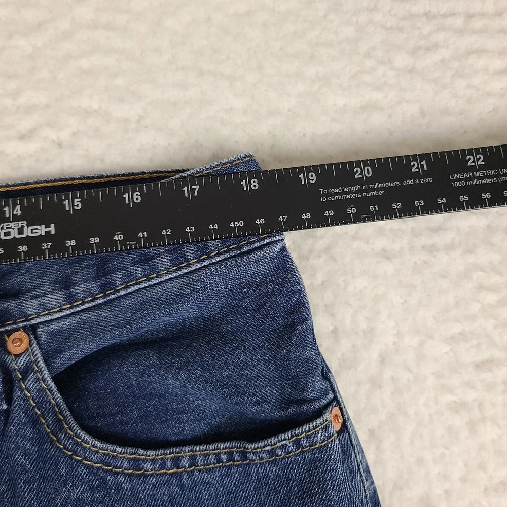 Levi's 505‎ Jeans Mens Blue 36x30 Straight Fit 100% Cotton Medium Wash